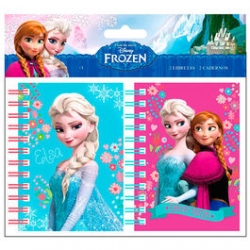 FROZEN ТЕФТЕР СЪС СПИРАЛА 2БР. ЗАМРЪЗНАЛОТО КРАЛСТВО